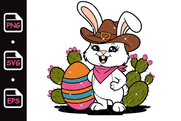 Cowboy Bunny with Easter Egg and Cactus Review