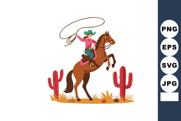 Cowboy Riding Rearing Brown Horse with L Review