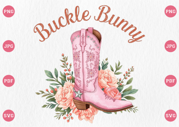 Cowgirl Western Cowboy Boots Retro PNG: A Designer’s Perspective