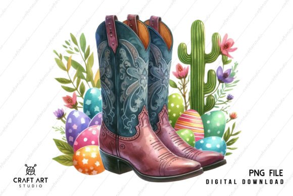 Easter Western Boot PNG Clipart: A Practical Review for Embroidery Projects