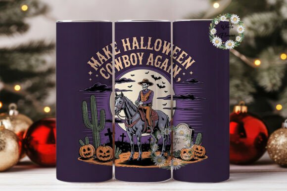 Halloween Cowboy Tumbler Wrap Review