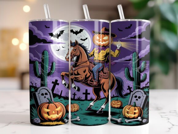 Halloween Western Cowboy 20oz Tumbler Review for Real Projects