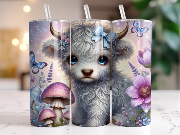 Highland Cow Western Sunflower Tumbler Review for Real Embroidery Projects