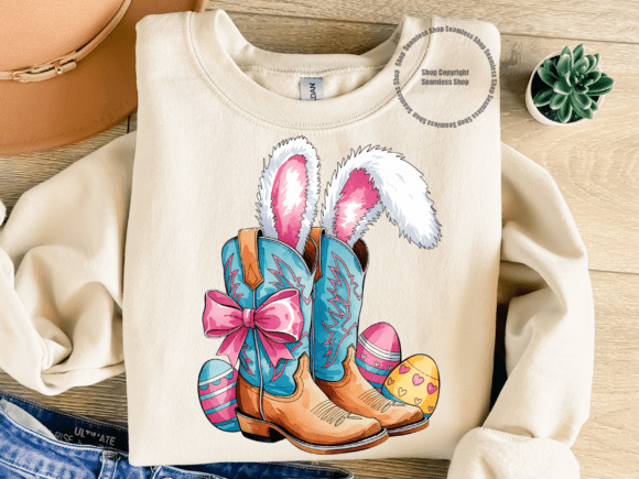 Howdy Easter Cowboy Boots Bunny Png Review for Real Projects
