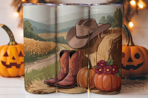 Rustic Fall Cowboy Tumbler Wrap Review for Real Embroidery Projects