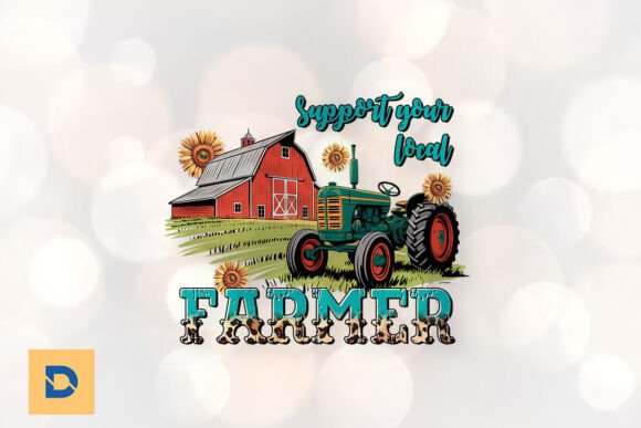 Support Your Local Farmer Western PNG Design Review
