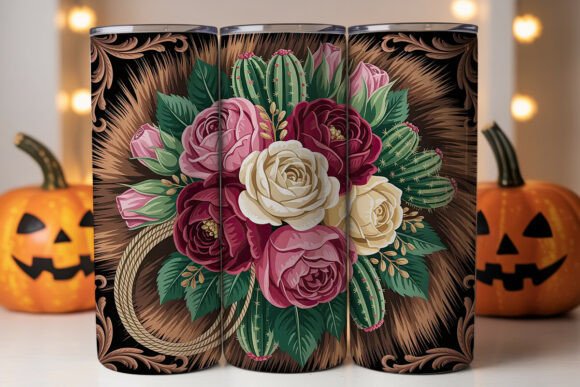 Western Cactus Floral Tumbler Wrap Review