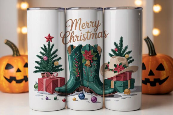 Western Christmas 20oz Tumbler Wrap Review