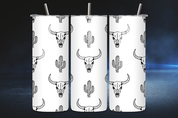 Western Skull Cactus 20oz Tumbler Wrap Review