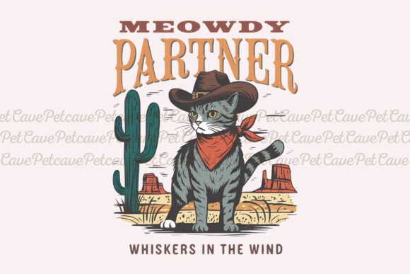 Whiskers in the Wind Cowboy Sublimation